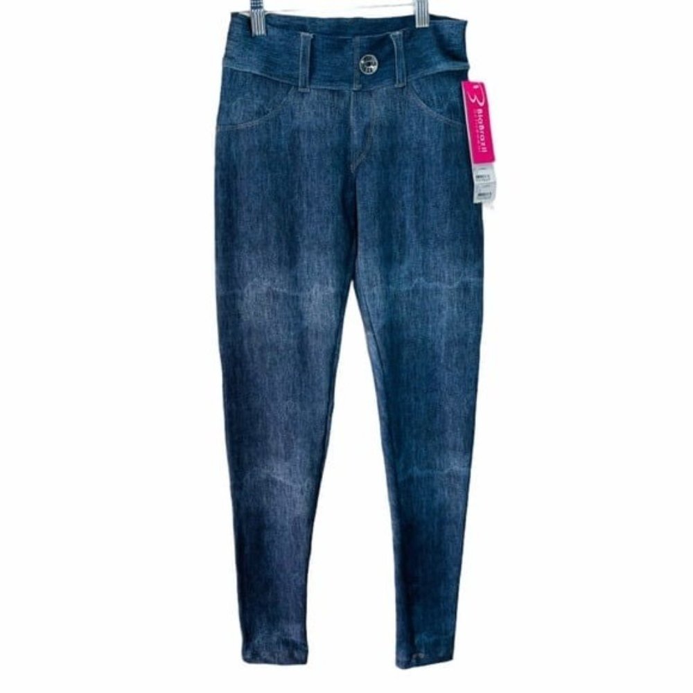 Bia Brazil Blue Slim Denim Jean One size - Picture 2 of 10